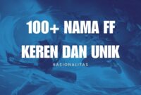Nama FF Keren