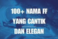 Nama FF yang Cantik dan Elegan