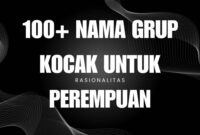 Nama Grup Kocak untuk Perempuan