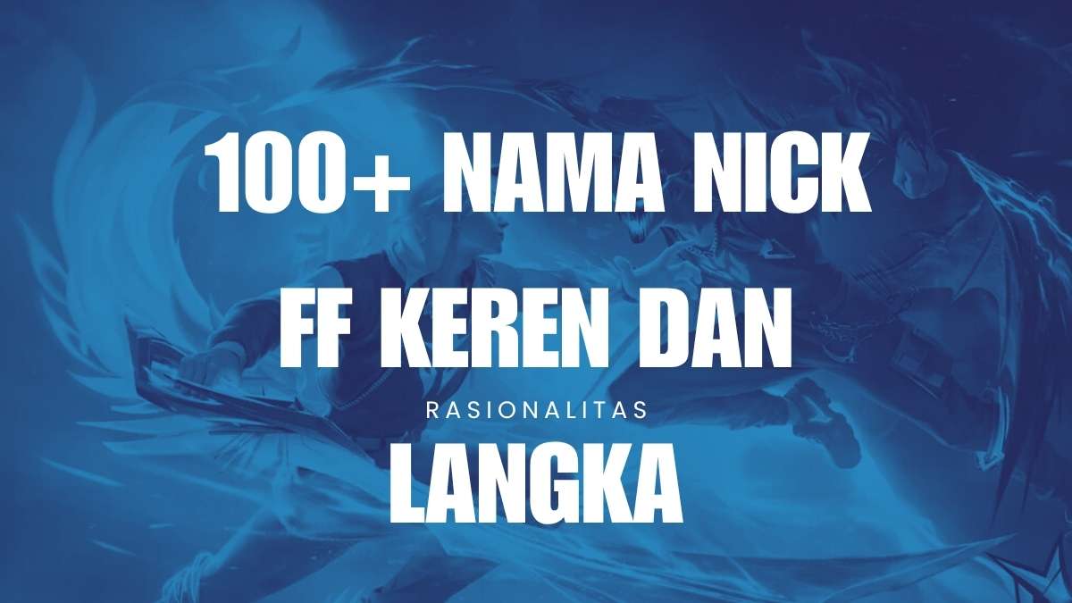 Nick FF Keren dan Langka